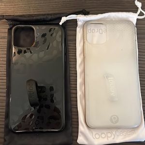 Loopy Cases (2) - iPhone 11 Pro Max - Midnight Leopard & White Ombré